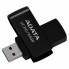 USB флеш накопитель ADATA 64GB UC310 Black USB 3.0 (UC310-64G-RBK) (195839)