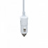 Автомобильное зарядное устройство Тройник разветвитель 3 выхода + 2USB 2.1A Hoco C1 USB Hub Белый (237839)