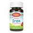 Минералы Carlson Железо Детское, 15 мг, вкус клубники, Kid's Chewable Iron, 30 жеват (CL55930) (246839)