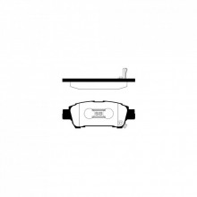 Тормозные колодки HI-Q SP1423 (302839)