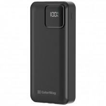 Батарея универсальная ColorWay 20 000 mAh Optimal Power PD/22.5W, QC/3.0, Black (CW-PB200LPB5BK-PDD) (343839)