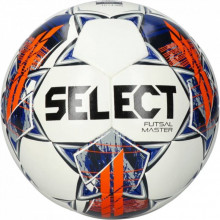 Мяч футзальный Select Master v22 біло-помаранчовий Уні 4 (5703543298358) (280149)