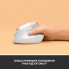 Мышка Logitech Lift Vertical Ergonomic Wireless/Bluetooth White (910-006475) (243249)