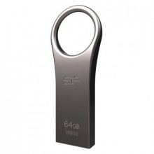 USB флеш накопитель Silicon Power 64GB Jewel J80 Titanium USB 3.0 (SP064GBUF3J80V1T) (344549)