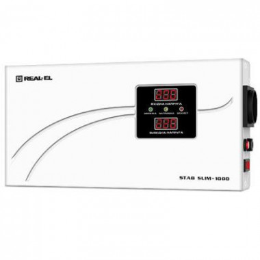 Стабилизатор REAL-EL STAB SLIM-1000, white (EL122400007) (161749)