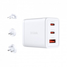 Зарядное устройство D-Link 2xUSB-C + 1xUSB-A 65W GaN white (DCP-651) (322849) Зарядное устройство D-Link 2xUSB-C + 1xUSB-A 65W GaN white (DCP-651) (322849)