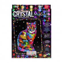 Креативное творчество "Crystal mosaic Кот" CRM-02-09, 6 форм элементов