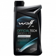 Моторное масло Wolf OFFICIALTECH 0W20 LL FE 1л (8331138) (296159)