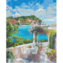 Картина по номерам "Завтрак у моря" ©Ira Volkova Идейка KHO2834 40х50 см