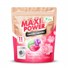 Капсулы для стирки Maxi Power Flower Wind 11 шт. (4823098414988) (249259)