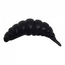Силикон рыболовный FishUP Ozi 1.2" 101 - Black, cheese taste (10шт/уп) (1864.14.04) (282259)