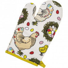 Кухонная прихватка Home Line Рукавица Курочки 17x28 см (182829) (293259)