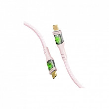 Дата кабель USB-C to USB-C 2.0m Promate (transline-cc200.pink) (322259)
