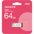USB флеш накопитель ADATA 64GB UR350 Silver-Black USB 3.2 (UR350-64G-RSR/BK) (239859)