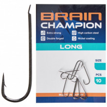 Крючок Brain Champion Long 10 (10 шт/уп) (1858.54.63) (281269)