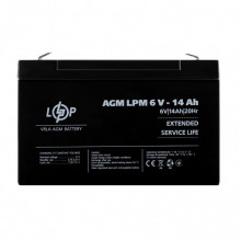 Аккумулятор AGM LPM 6V - 14 Ah (342269)