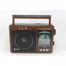 Радиоприемник-колонка MP3 GOLON RX 9966UAR Коричневый (344769)