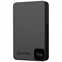Батарея универсальная ColorWay 10 000 mAh PD/22.5W, 15W MagSafe Black (CW-PB100LPA1BK-WPDD) (344869) Батарея универсальная ColorWay 10 000 mAh PD/22.5W, 15W MagSafe Black (CW-PB100LPA1BK-WPDD) (344869)