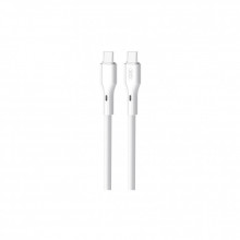Дата кабель USB-C to USB-C 1.0m 60W Rock XO (NBQ231B_White) (260969)