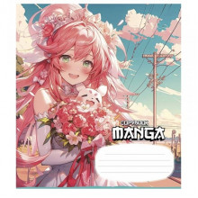 Тетрадь ученическая "Manga style" 024-3323K-4 в клетку, 24 листов