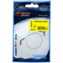 Поводок Ukrspin Orange Spinning титан с вертлюгом 16см 3кг(6lb)/0.2мм (1590.02.60) (258279)