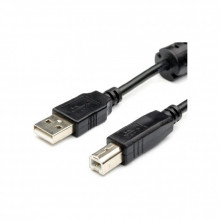 Кабель для принтера USB 2.0 AM/BM 1.5m ferite Atcom (5474) (174379)