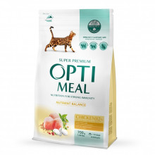 Сухой корм для кошек Optimeal со вкусом курицы 700 г (4820215364676) (199479) Сухой корм для кошек Optimeal со вкусом курицы 700 г (4820215364676) (199479)