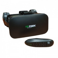 Очки шлем виртуальной реальности VR BOX VRPARK 6769 с наушниками и пультом дистанционного управления черные (246389)