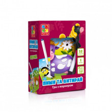 Настольная игра Пиши и вытирай "Ферма" Vladi Toys VT5010-19 укр