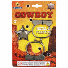 Игрушечное оружие Gonher наручники Шерифа (323/0) (333489)