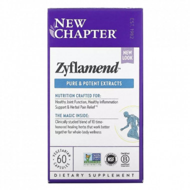 Витаминно-минеральный комплекс New Chapter Противовоспалительный Комплекс, Zyflamend, 60 гелевых капс (NCR-90074) (309689)