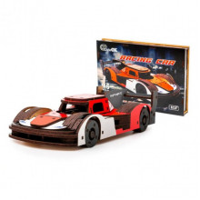 Деревянный 3D конструктор Racing Car Puz-01037, 146 деталей