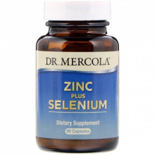 Минералы Dr. Mercola Цинк и Селен, Zinc plus Selenium, 90 капсул (MCL-03152) (304789)