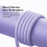 Дата кабель USB 2.0 AM to Lightning 1.0m 2.4A purple Baseus (CALD000405) (323989)
