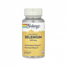 Минералы Solaray Селен высокоэффективный, 200 мкг, Selenium, High Potency, 100 вегета (SOR-04695) (309799)
